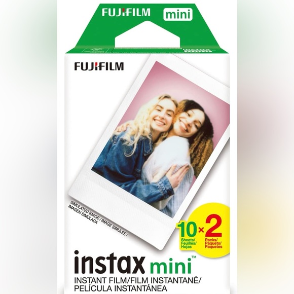 Fujifilm Instax Mini Instant Film Twin Pack (White) 20 Sheets Brand New & Sealed - Picture 1 of 1